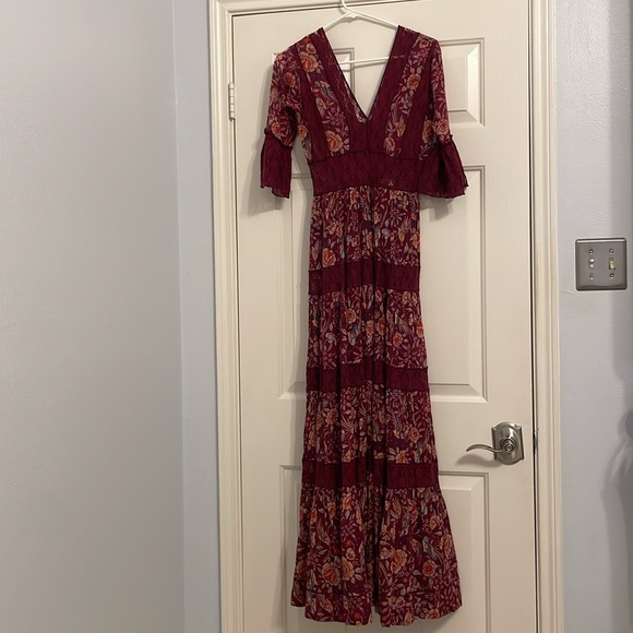 Free People FP One Dulce Maria Maxi Dress Sz 0 - Picture 4 of 6